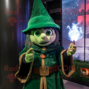 Forest Green Wizard maskot...