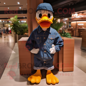 Navy Duck mascotte kostuum...