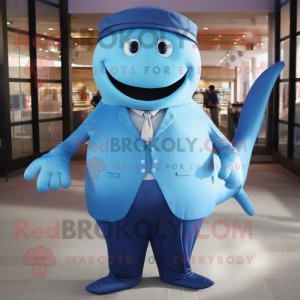 Blue Blue Whale mascotte...