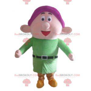 Mascot Dopey famous dwarf Snow White - Redbrokoly.com