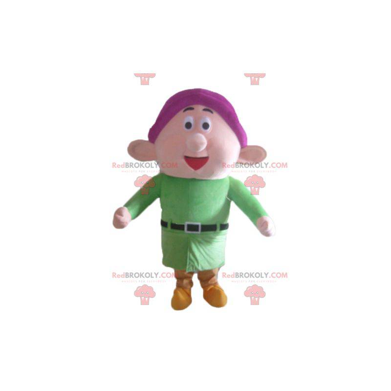 Mascot Dopey famous dwarf Snow White - Redbrokoly.com