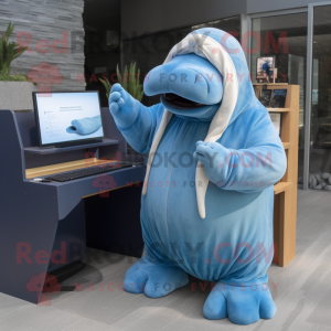 Blue Walrus mascotte...