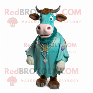 Turkis Guernsey Cow maskot...
