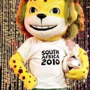 Maskotka żółtego tygrysa FIFA 2010 - Redbrokoly.com