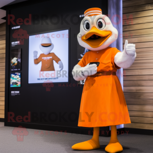 Orange Goose mascotte...