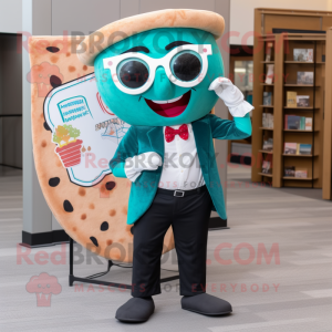 Teal Pizza Slice personnage...