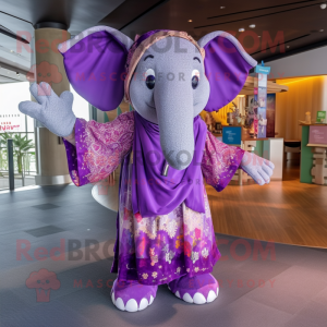 Purple Elephant maskot...