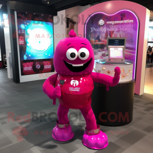 Magenta Grenade mascotte...