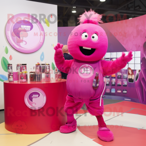 Magenta Grenade mascotte...