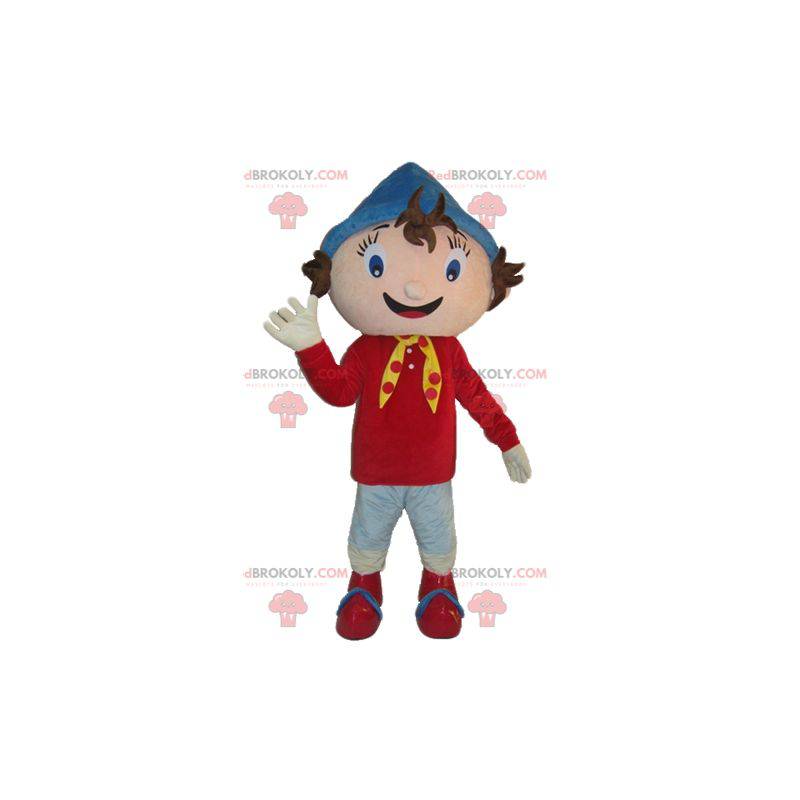 Noddy beroemde stripfiguur mascotte - Redbrokoly.com