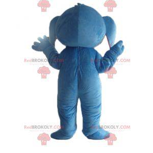 Stitch mascot the blue alien from Lilo and Stitch -