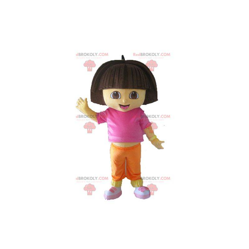 Dora the Explorer beroemde cartoon meisje mascotte -