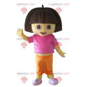 Dora the Explorer beroemde cartoon meisje mascotte -