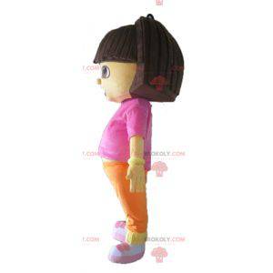 Dora the Explorer beroemde cartoon meisje mascotte -