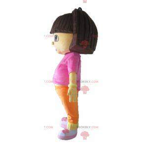 Dora the Explorer beroemde cartoon meisje mascotte -