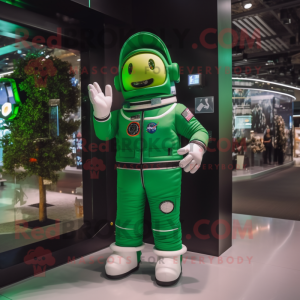 Skoggrønn Astronaut maskot...