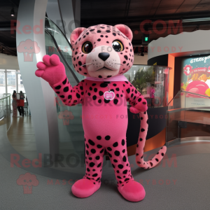 Pink Leopard mascotte...