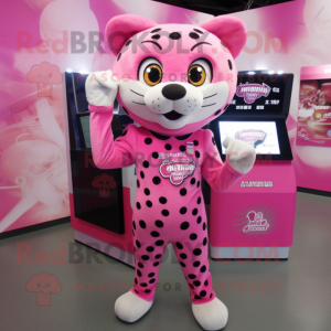 Pink Leopard mascotte...