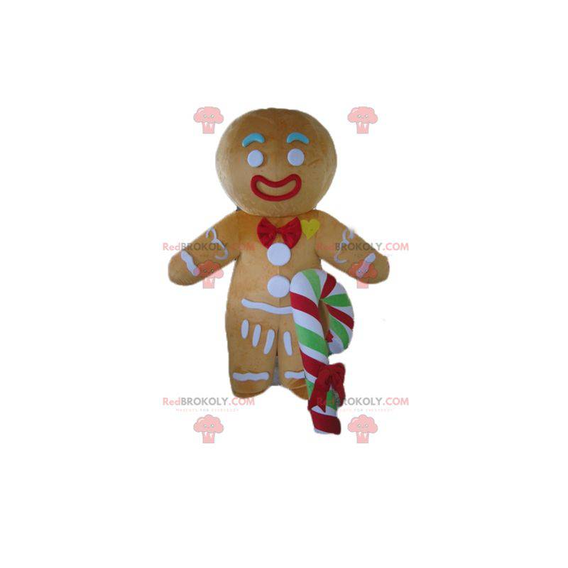 Mascot Ti famous gingerbread cookie in Shrek - Redbrokoly.com