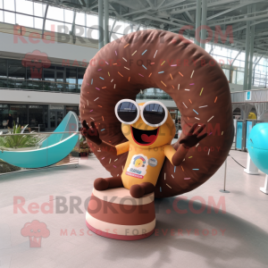 Brown Donut mascotte...