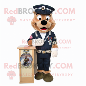 Navy Army Soldier mascotte...