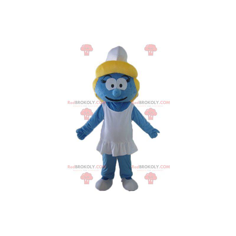 Smurfette mascot the girl from the Smurfs village -