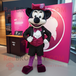 Magenta Guinness maskot...