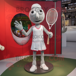 Sølv tennisketcher maskot...