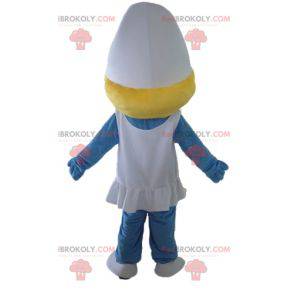 Smurfette mascot the girl from the Smurfs village -