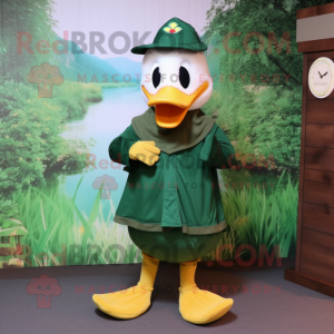 Forest Green Duck maskot...