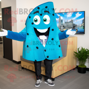 Cyan Pizza Slice w...