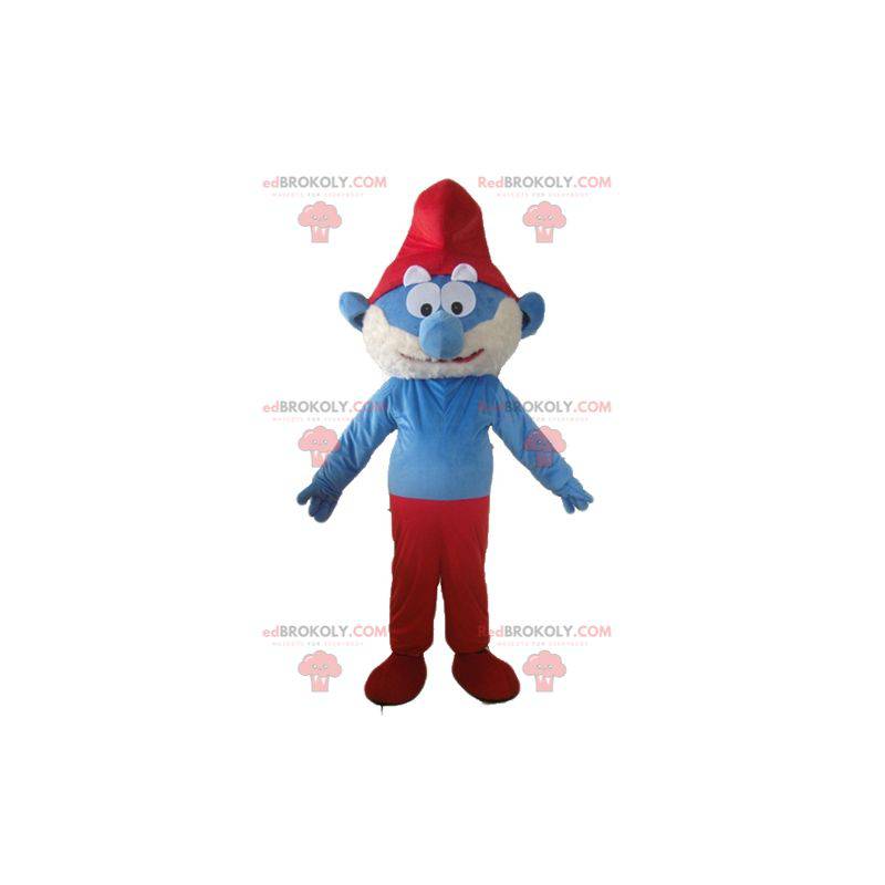 Papa Smurf berømte tegneseriefigur maskot - Redbrokoly.com