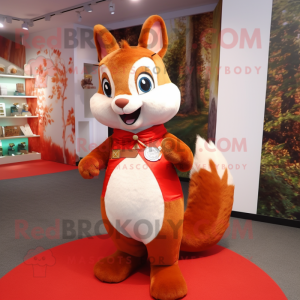 Red Squirrel maskot kostume...