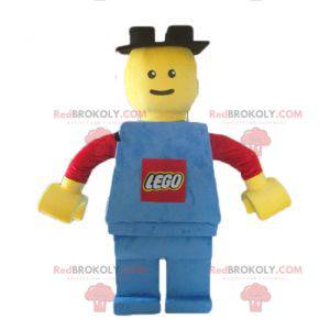 Big Lego maskot röd gul och blå - Redbrokoly.com