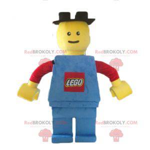 Mascotte de gros Lego rouge jaune et bleu - Redbrokoly.com