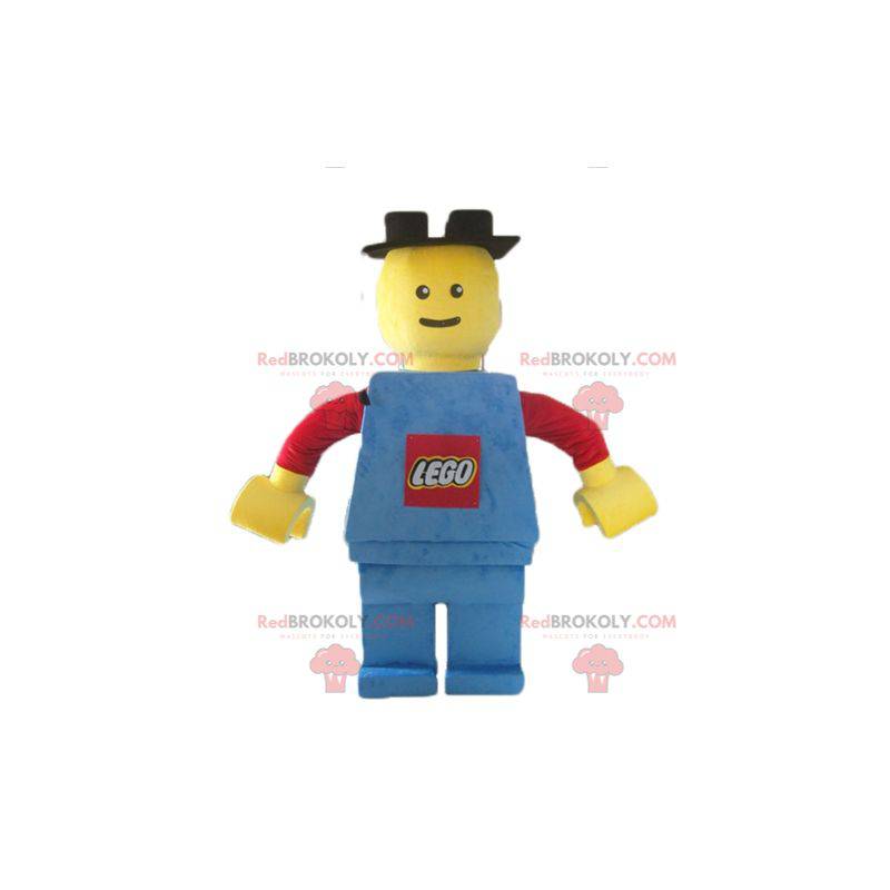 Big Lego maskot röd gul och blå - Redbrokoly.com