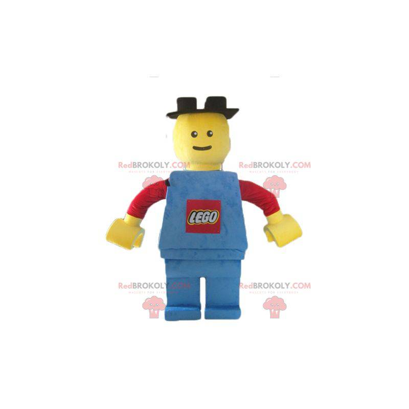 Velký maskot Lego červená žlutá a modrá - Redbrokoly.com