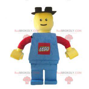 Mascotte de gros Lego rouge jaune et bleu - Redbrokoly.com
