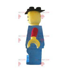 Mascotte grote Lego rood, geel en blauw - Redbrokoly.com