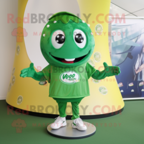 Forest Green Ray mascot costume character dressed with a Oxford Shirt and Anklets