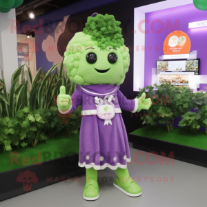 Lavendel Broccoli maskot...