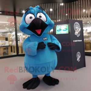 Postava maskota Cyan Crow...