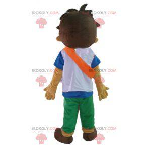 Mascote do adolescente com uma bandana laranja - Redbrokoly.com