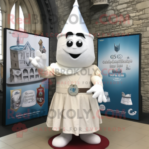 White Irish Castle mascotte...