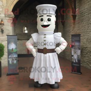 White Irish Castle mascotte...