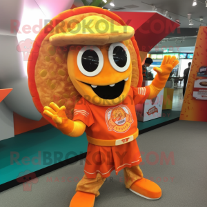 Orange Tacos maskot kostume...