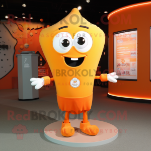 Orange Ray mascotte kostuum...