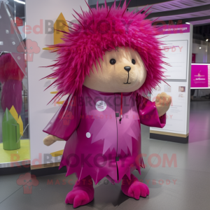 Magenta Porcupine mascotte...