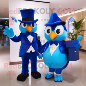 Postava maskota Blue Arrow...