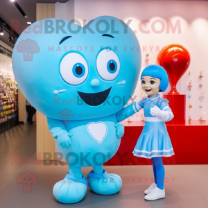 Postava maskota Sky Blue...